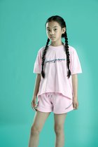 Diesel Texvalind Tops & T-shirts Meisjes - Shirt - Roze - Maat 152