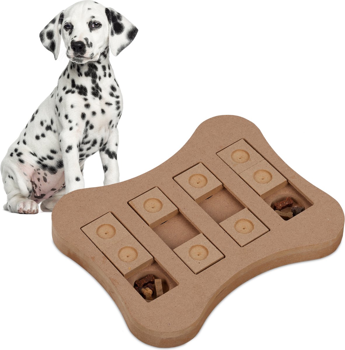 My Intelligent Dogs Pyramid Pyramid - interactive dog toy made of wood