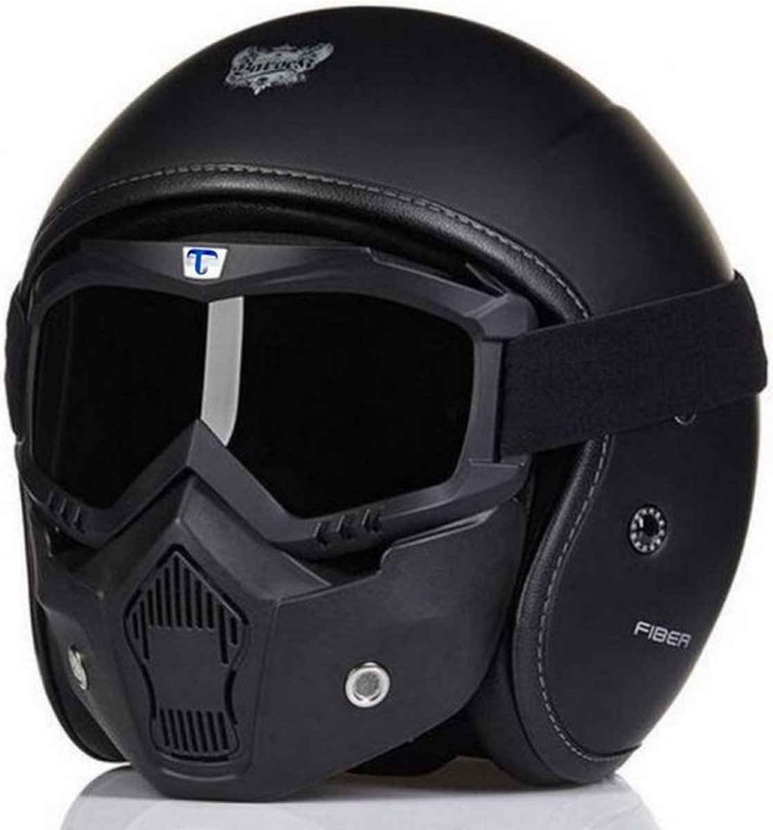 Masque Moto avec Masque - Masque de Ski - Scooter - Anti UV