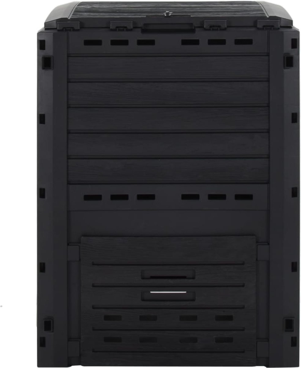 Maison Exclusive - Compostbak 280 L polypropeen zwart | bol.com