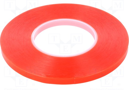 Acryl fixatie tape - Dubbelzijdig - 9mm - Rol 50 meter