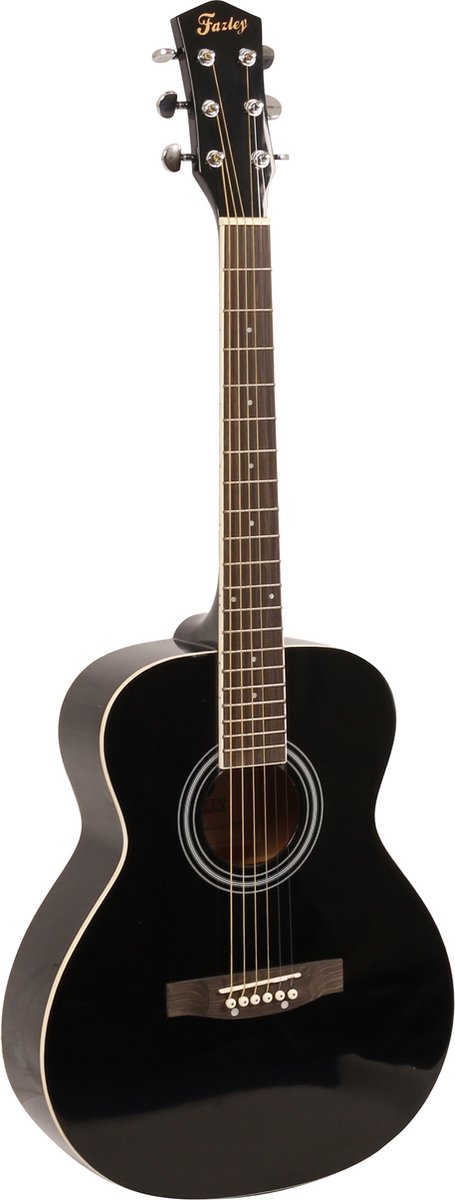 Fazley W40-BK-3/4 akoestische western gitaar zwart