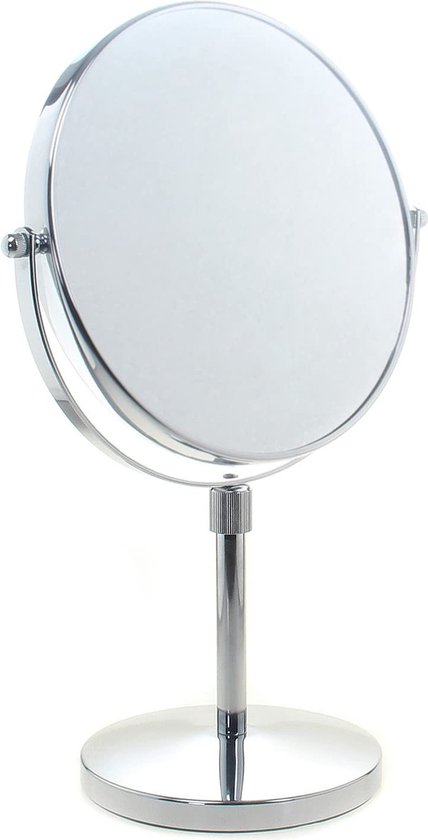 MOMOKUBA Miroir De Maquillage Mural, Miroir Grossissant Avec Lumière 20x Double Face Miroir De Maquillage Led De 203 Cm 3 Lumières De Couleur Réglable En Hauteur Bras Pliable Pivotant Miroirs P 267005