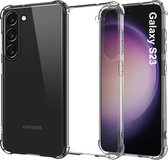 BixB bumper case Hoesje Geschikt voor Samsung Galaxy S23 hoesje siliconen transparant Anit Shock proof