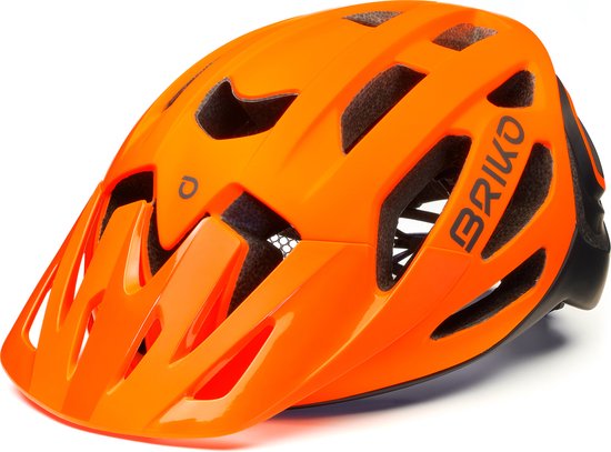 Briko Sismic Bike Helmet ORANJE - Maat Size M
