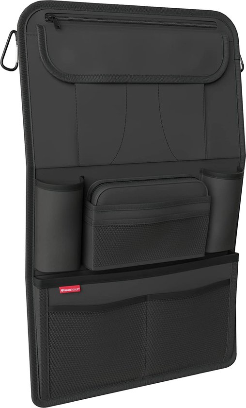 Autostoel organizer / Tablethouder - Kamperen-outdoor-vrijetijd. Caravan en kampeer specialist