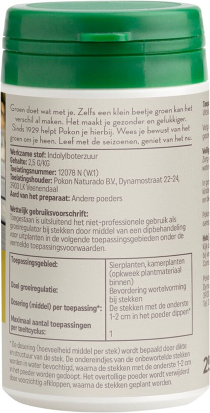 Pokon Stekpoeder - 25gr - Stimuleert wortelvorming