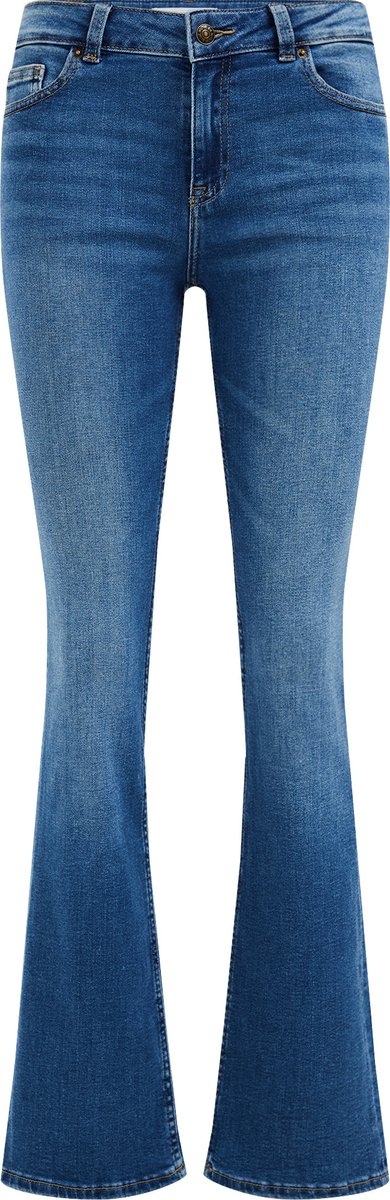 WE Fashion Dames mid rise bootcut jeans met stretch | bol.com