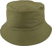 Bucket Hat Omkeerbaar Groen Zwart Vissershoedje Twee Kanten Te Dragen Hoedje One Size Festival