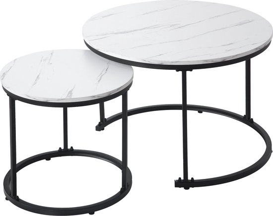 Ronde houten koffietafel met rotan inzet-ronde centertafel voor woonkamer/café/kleine