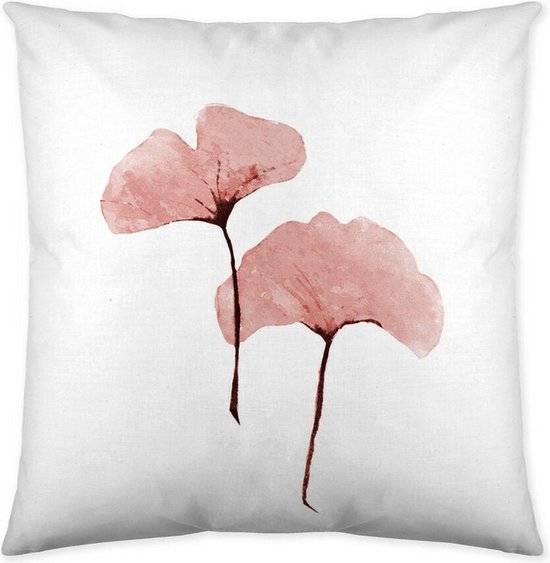 Topfinel Kussensloop van fluweel, kussenhoes voor sofakussen, sierkussen, decoratie voor bank, slaapkamer en woonkamer, zacht kleurverloop, set van 4 kussenslopen, 50 x 50 cm, roze
