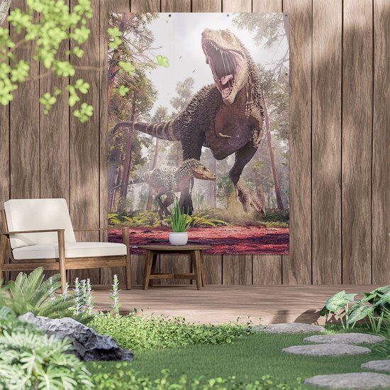FINGERINSPIRE 12 Stuks Dinosaurus Stencils 20x20cm