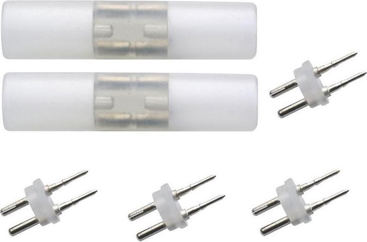 2x Verbindingsstuk voor Halotron & LEDtron lichtslang serie 13mm