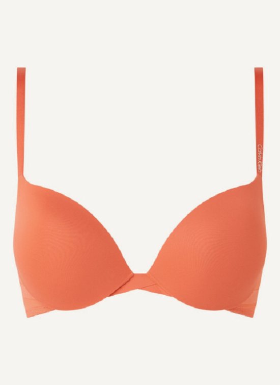 Calvin Klein - Sculpted - soutien-gorge push up - pêche - 70A