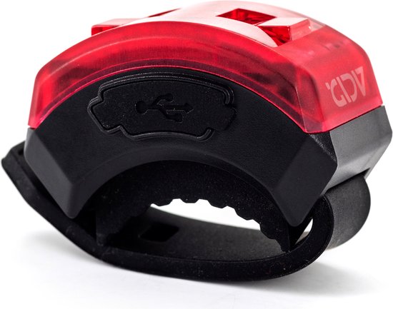 ACID Verlichtingsset PRO 40 USB StVZO - Fietslamp - Fietsverlichting - Veiligheidslampje - Spatbestendig - Kunststof - Zwart — afbeelding 4