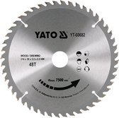 Lame de scie circulaire YATO Ø216 mm - 48T - diamètre intérieur - 30 mm