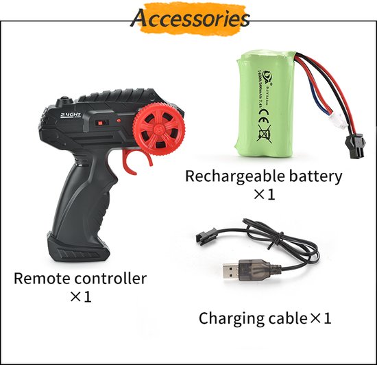 R/C 1/18 SPORT68 telegeleide beach buggy 12km/u,2.4ghz