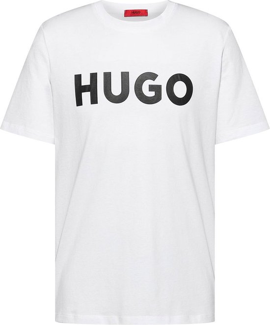 Hugo Dulivio Korte Mouwen Ronde Hals T-shirt Wit S Man