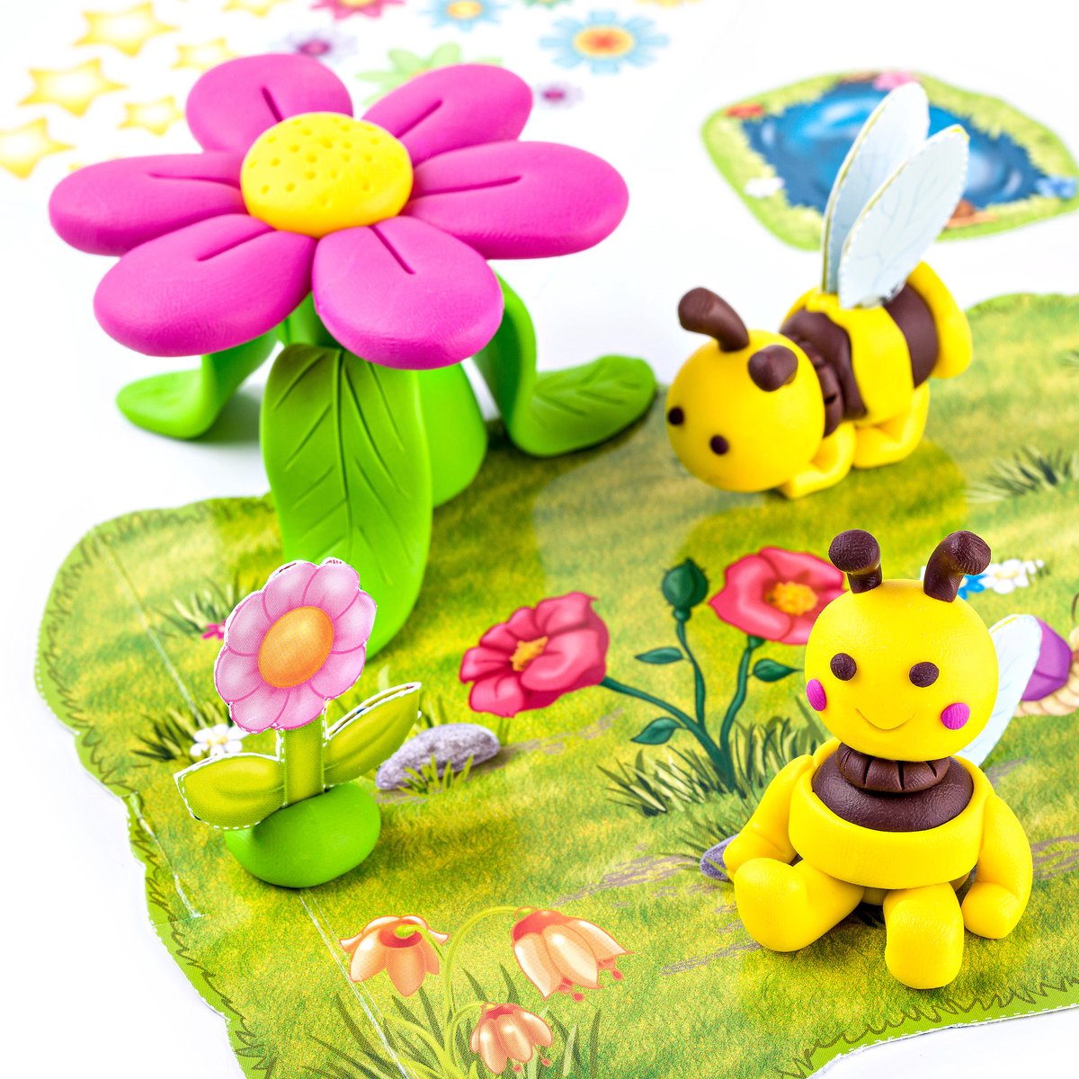 FIMO kids 8034 - ovenhardende boetseerklei - Form&Play set "Happy Bees" — afbeelding 5