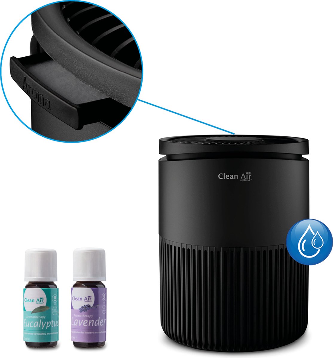 Clean Air Optima® CA-503B Compact Smart - Intelligente HEPA UV-C Ionisator Luchtreiniger - 360° Airflow - Ultrastil met sleepmode! <10dB(A)! thumbnail 7