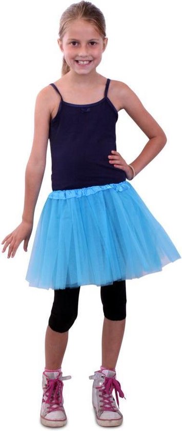 blok Verward zijn Vriendelijkheid Jaren 80 & 90 Kostuum | Tule Rokje Kinderen Blauw Meisje | One size |  Carnaval kostuum... | bol.com
