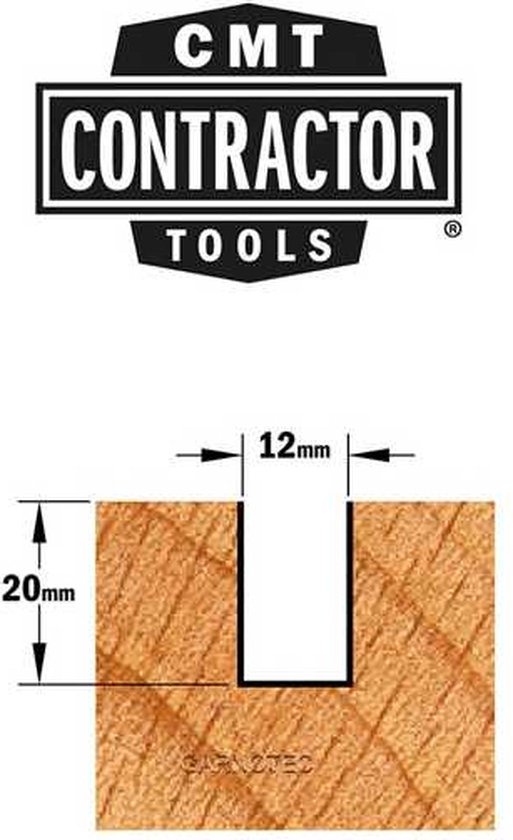 CMT - Défonceuse droite (entrepreneur), HW - Fraise - Outils de coupe - Fraise profilée - 1 Pièce(s)