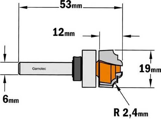 CMT 941.285.11 Profielfrees geleidelager hol-bol 33,4x13 R
