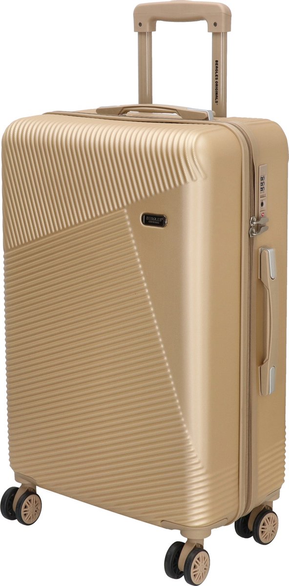 Beagles Originals Easy Travel Middelgrote Koffer - 65 cm - 60 liter - Champagne