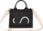 hcanss Waxed Canvas Mini Tote Bag (Black)