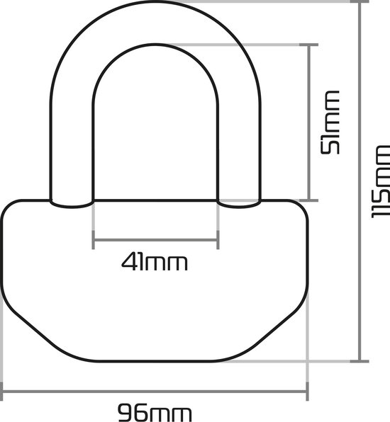 Oxford schijfremslot - ART 4 motorslot - beugelslot art-4 gekeurd - handig scooterslot van Oxford — afbeelding 3