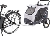 Trixie remorque vélo pliable pour chien gris 103x74x95 cm