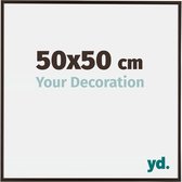 Your Decoration - Fotolijst 50x50 cm - Kunststof - Antraciet - Evry