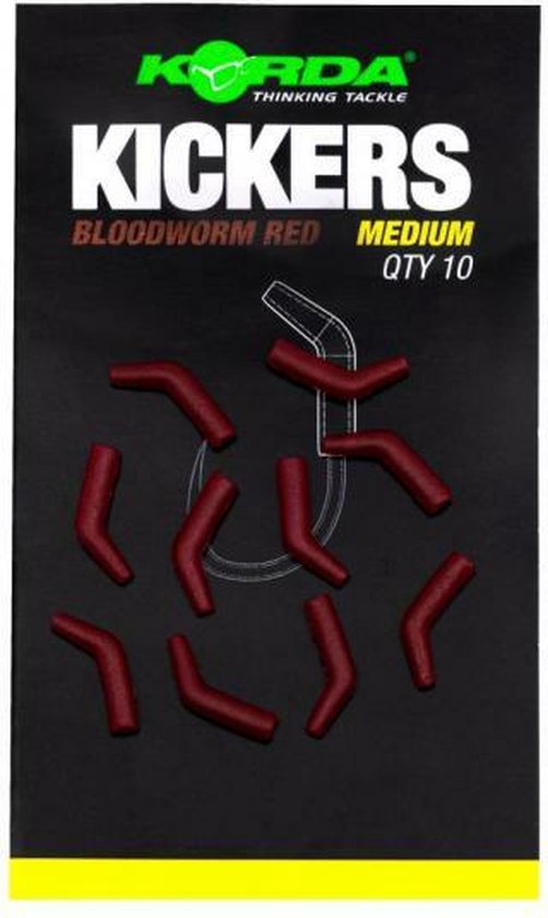 Korda Kickers Bloodworm Red Medium - Krimpkous van Korda — afbeelding 5