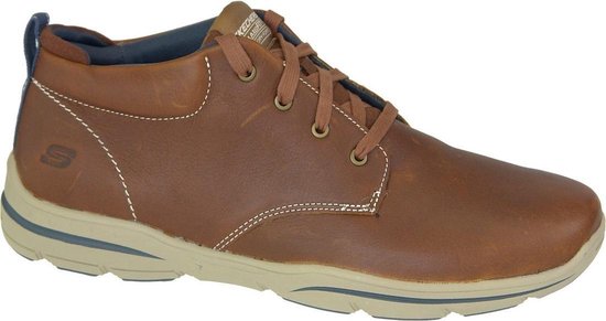 Skechers Harper Melden 64857-LUG, Mannen, Bruin, Laarsjes, maat: 44