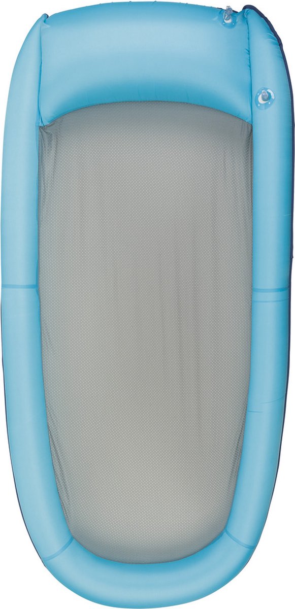 Waterhangmat met net, 4-in-1 luchtmatras met net, inklapbaar