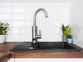 Noveen - Elektrische Doorstroomboiler – Doorstroomverwarmer – Met Luxe RVS Kraan – Verwarmt tot 60 Graden - Elektrisch Verwarmde Kraan – IWH850 Inox
