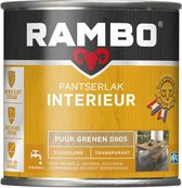 Rambo Pantserlak Interieur - Transparant Zijdeglans - Houtnerf Zichtbaar - Puur Grenen - 0.75L