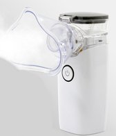 Dispositif aérosol - Inhalateur nébuliseur à ultrasons - Dispositif d'inhalation pour Enfants, Adultes et bébés - Aide contre les maladies respiratoires - Incl. 2 embouchures