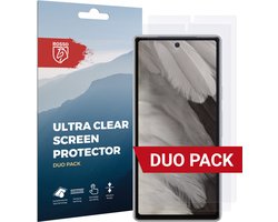 Rosso Screen Protector Ultra Clear Duo Pack Geschikt voor Google Pixel 7a | TPU Folie | Case Friendly | 2 Stuks
