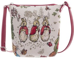 Pieter Konijn - Tasje Flopsy, Mopsy & Cotton Tail