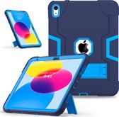 Fonu Shockproof Standcase cover iPad 10 - 10,9 pouces - Blauw