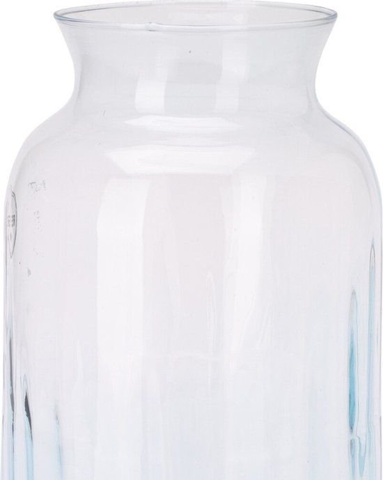 1x glazen vaas/vazen 8 liter van 19 x 42 cm - bloemenvazen - glazen