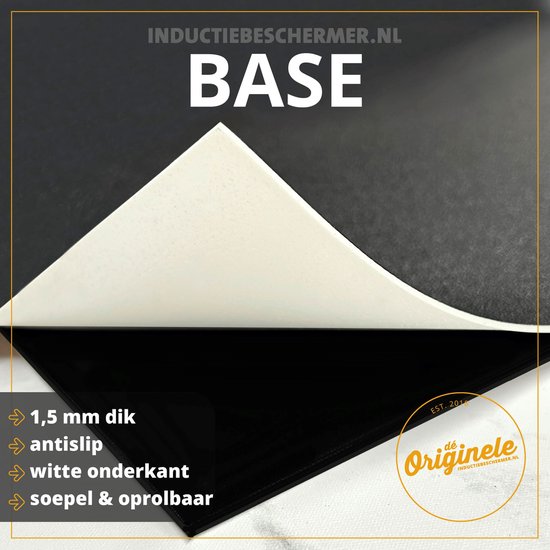 Tapis de protection pour plaque à induction 83 x 51,5 cm - Protection pour plaque à induction Dietrix - Base - Café et Chocolat - Rose Café et Fleur