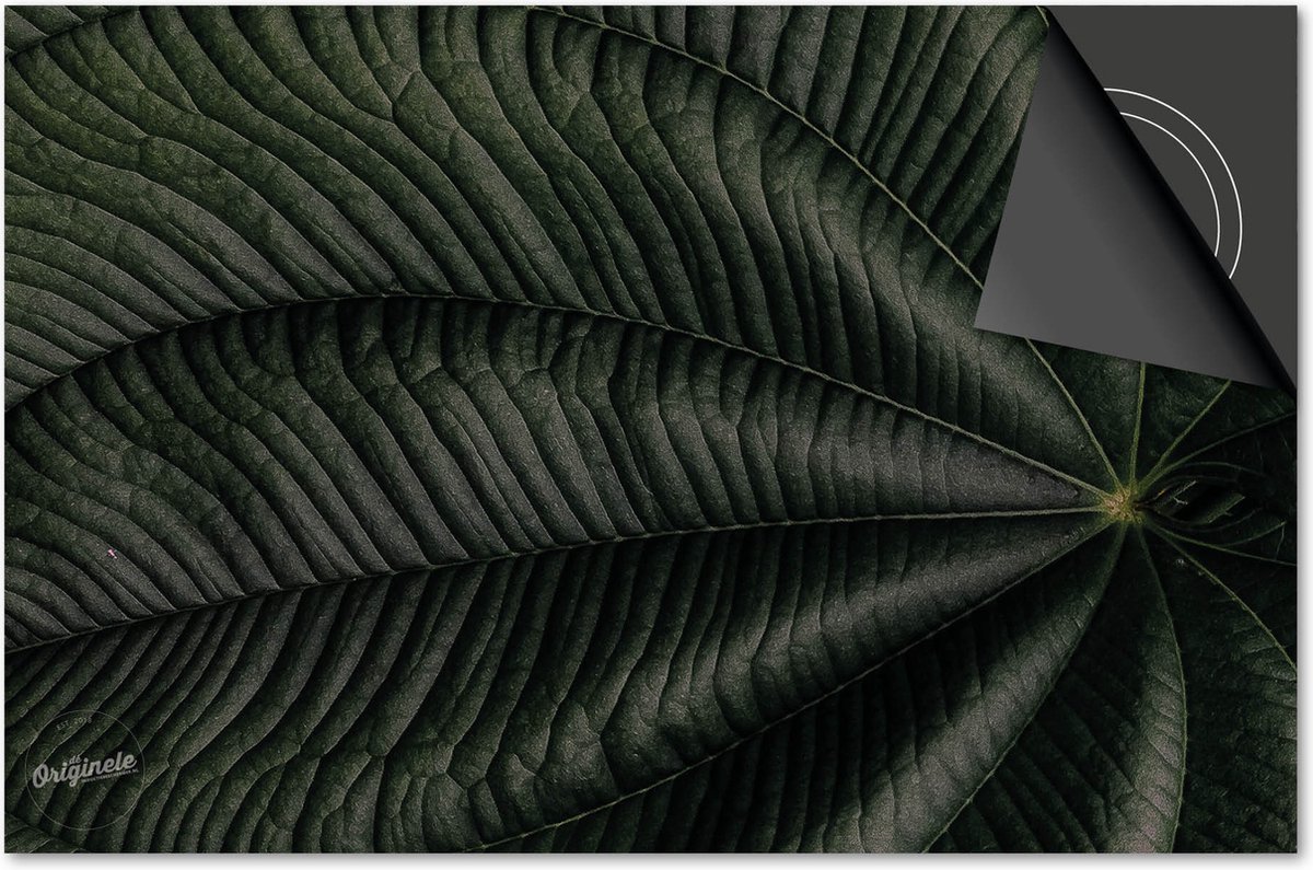 Inductie beschermer 83x51,5 - afdekplaat inductie mat - Dietrix Kookplaat beschermer - Base - Leaves - 14 Blad ronde vorm