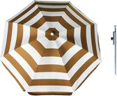 Parasol - Goud - D120 cm - incl. draagtas - parasolharing - 49 cm
