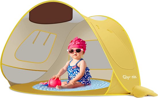 Tente de plage Tente de plage Tente de plage bébé Pop-up avec piscine  divisible... | bol.com