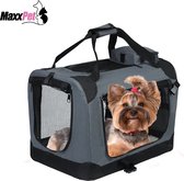 MaxxPet Hondenbench opvouwbaar - autobench - reisbench hond - transportbox - reismand - 50x35x35cm
