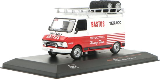 Modèle Réduit 1/43 : Véhicule D'Assistance Rallye FIAT 242 TEAM TRE GAZZELLE - En Boîte D'origine - TBE