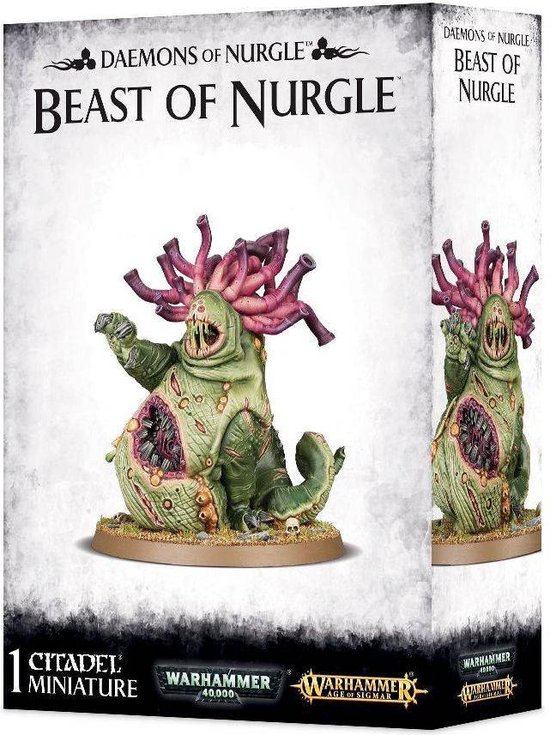 Thumbnail van een extra afbeelding van het spel Age of Sigmar/Warhammer 40,000 Daemons of Nurgle: Beast of Nurgle