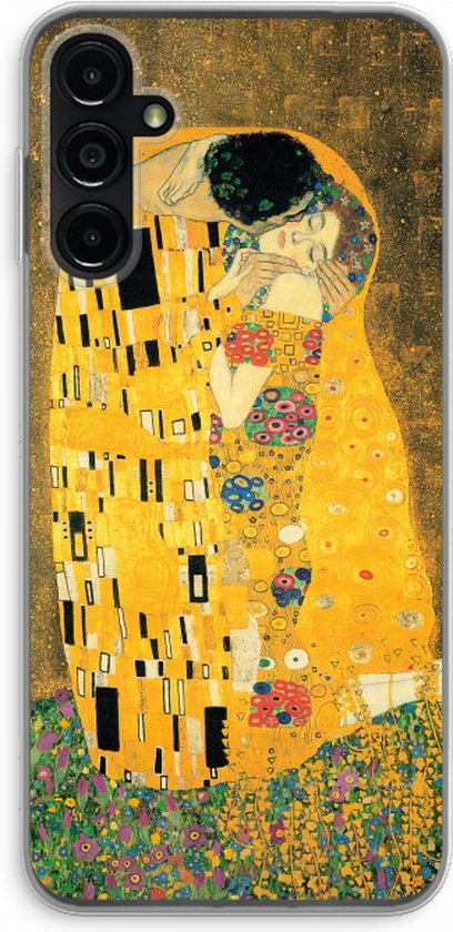 Case Company® - Coque Samsung Galaxy A14 - Der Kuss - Coque souple pour téléphone - Protection sur tous les côtés et bord de l'écran